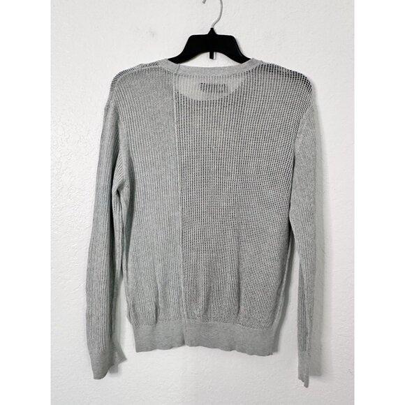 All Saints Gray Crew Neck Sweater - Picture 2 of 5